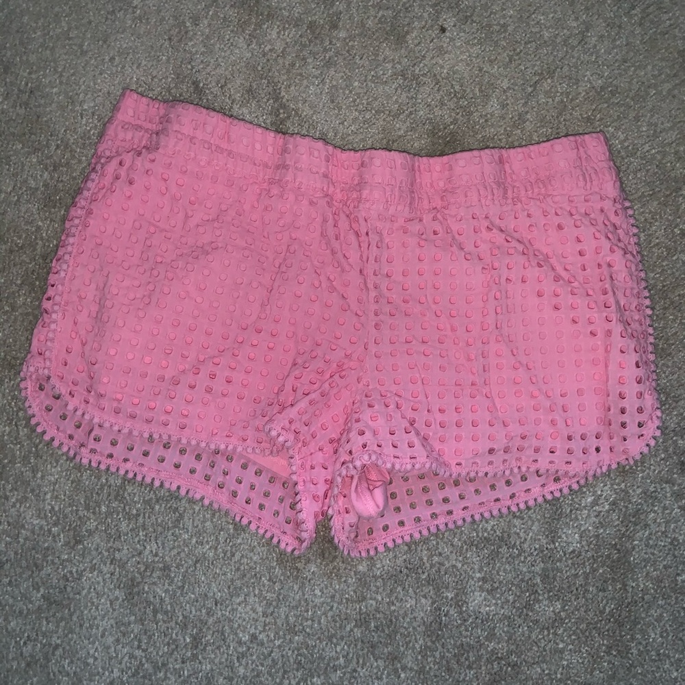 Lilly Pulitzer for Target pink eyelet lace shorts